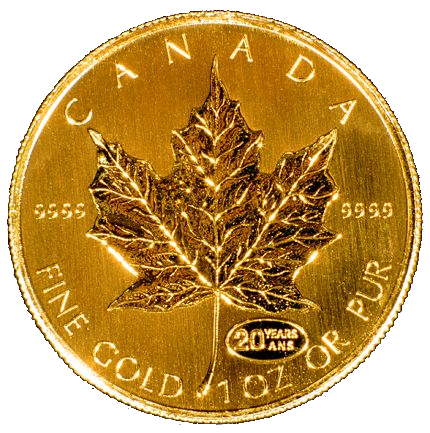 1 oz Canadian Gold Maple Leafs For Sale